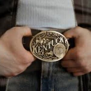 Kentucky attitude belt buckle NEW